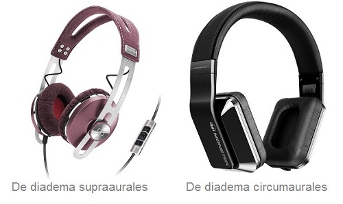 Auriculares supraaurales vs. circumaurales